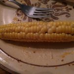 Soft smoked homegrown corn